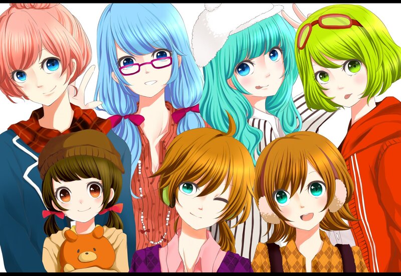 group of anime characters