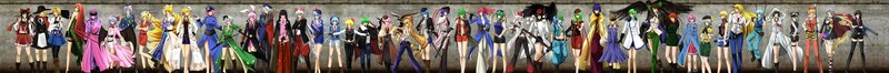 Group of anime characters