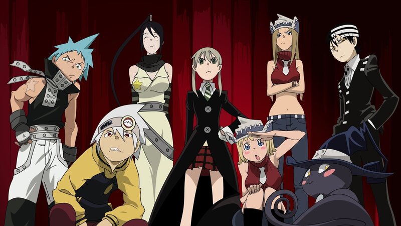 Group of anime characters