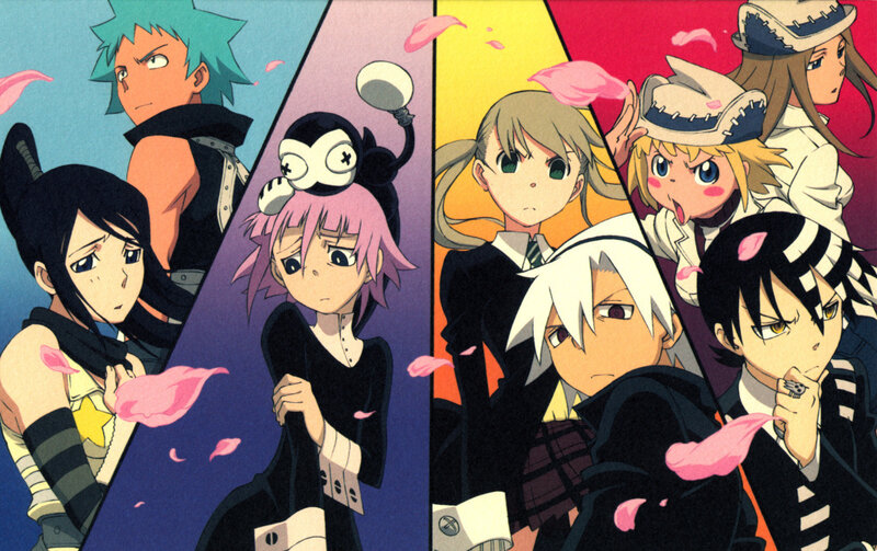 Group of anime characters
