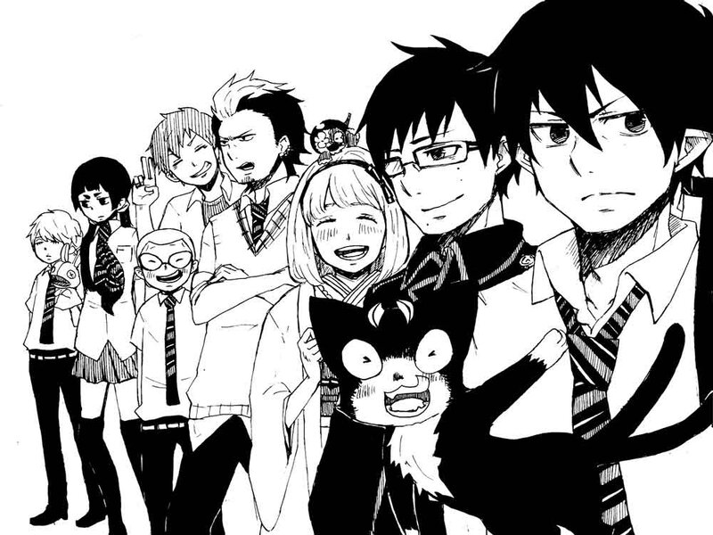 group of anime characters