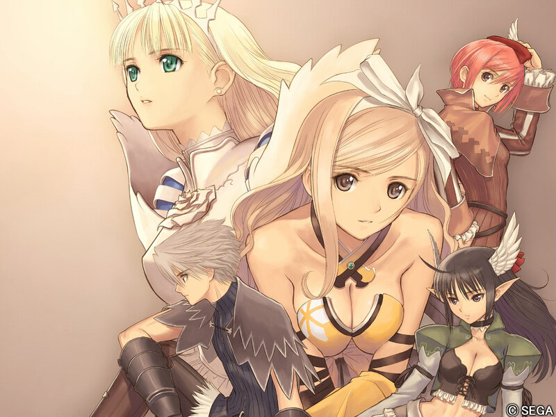 Group of Anime Characters — Beige, Calm