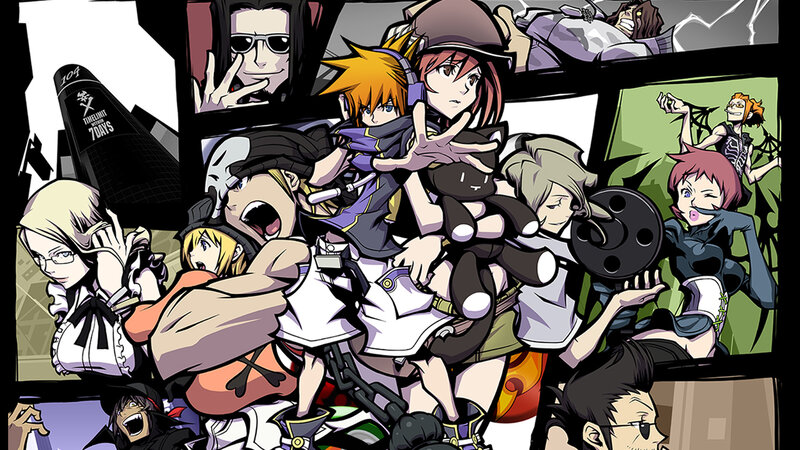 Group of Anime Characters — Black, Chaotic, Manga, Anime Art