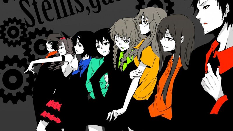 Group of Anime Characters — Black, Dramatic, Gears