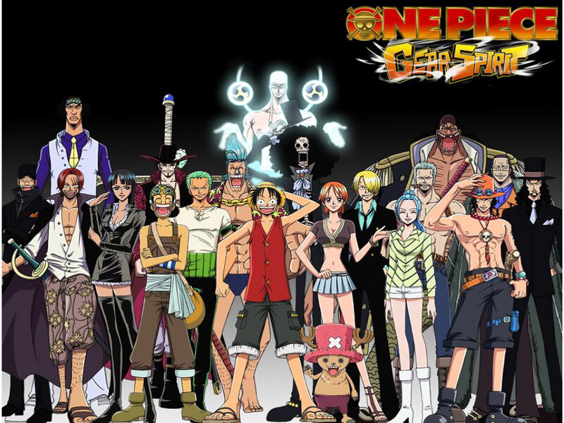 Group of Anime Characters — Black, Dramatic, Skeleton