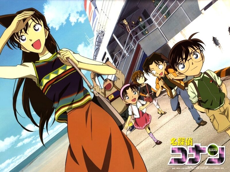 Group of Anime Characters — Blue, Action