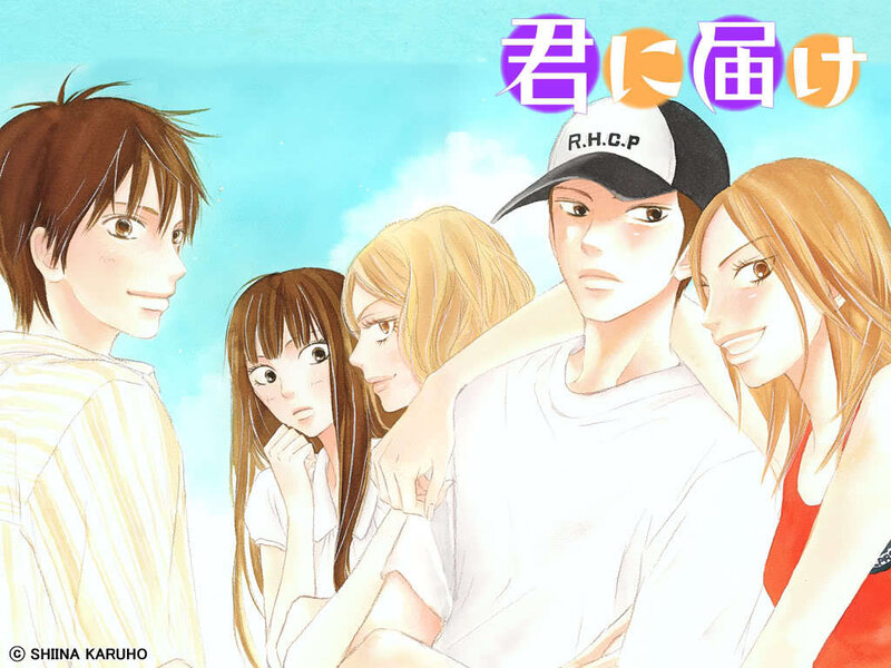 Group of Anime Characters — Blue, Calm, Afternoon, Manga