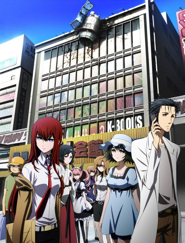 Group of Anime Characters — Blue, Dramatic, Afternoon, City Street