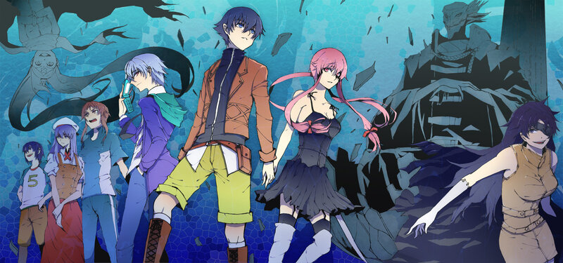 Group of Anime Characters — Blue, Dramatic, Fantasy Creatures