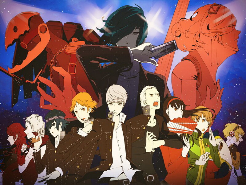 Group of Anime Characters — Blue, Dramatic, Night, Anime Characters