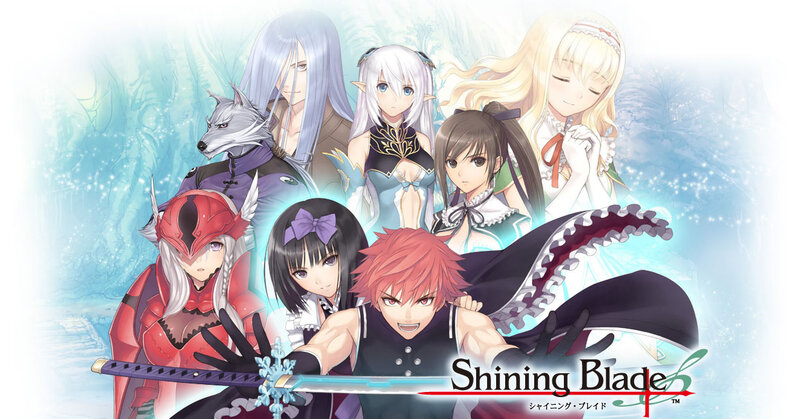 Group of Anime Characters — Blue, Dramatic, Winter