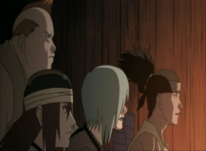 Group of Anime Characters — Brown, Serious