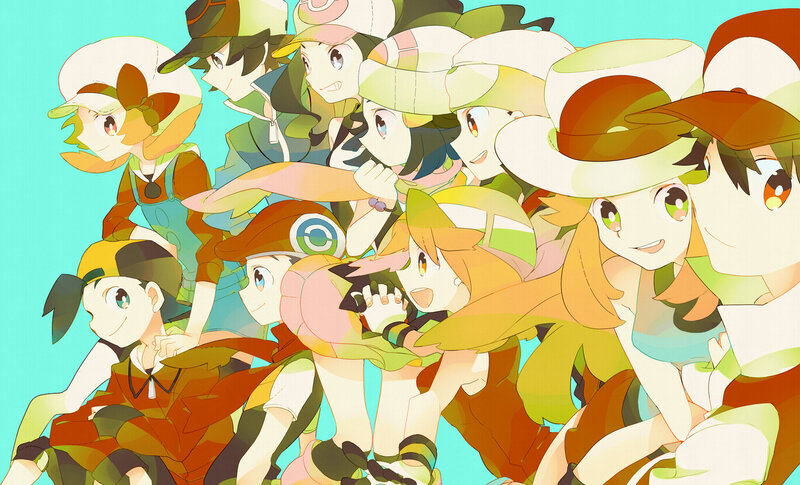 Group of Anime Characters — Cyan