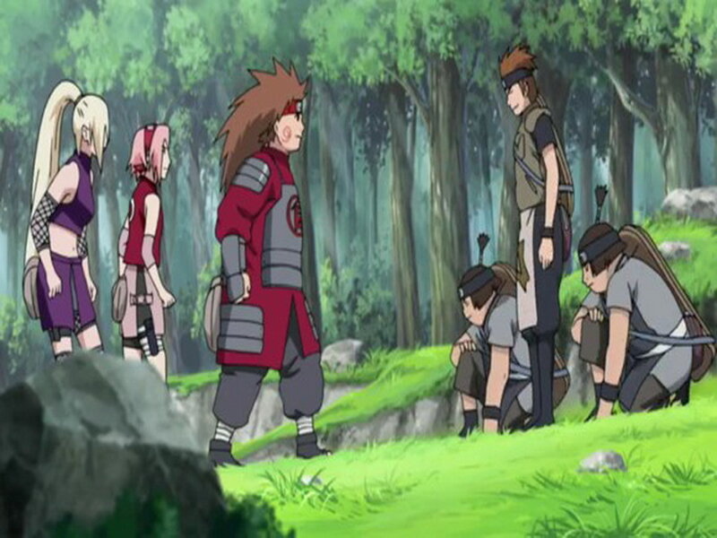 Group of Anime Characters — Green, Calm