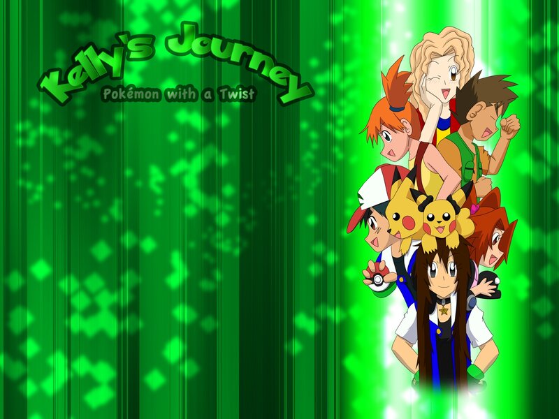 Group of Anime Characters — Green, Energetic, Pikachu