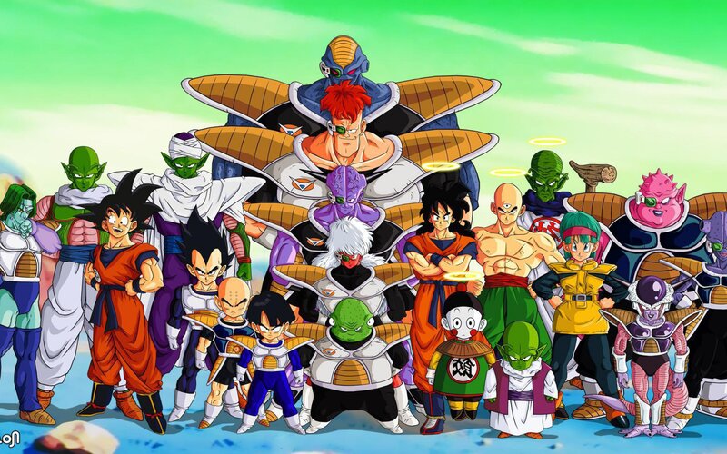 Group of Anime Characters — Green, Heroic