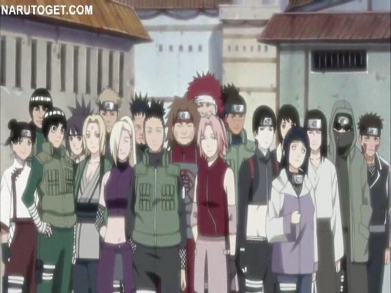 Group of Anime Characters — Green, Neutral