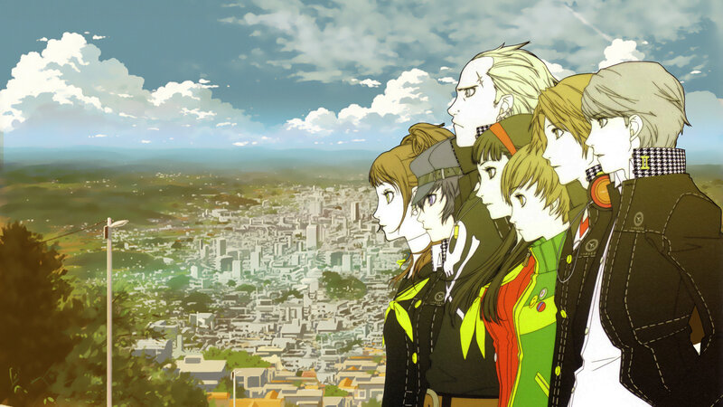 Group of Anime Characters — Green, Serene