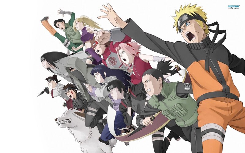 Group of Anime Characters — Orange, Action-packed, Anime Characters
