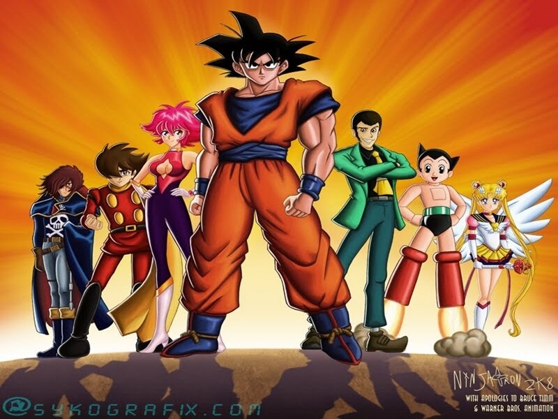 Group of Anime Characters — Orange, Dramatic