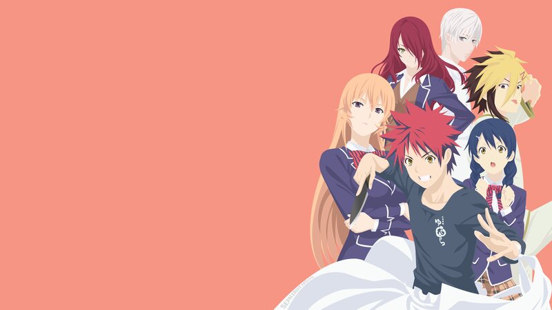 Group of Anime Characters — Peach