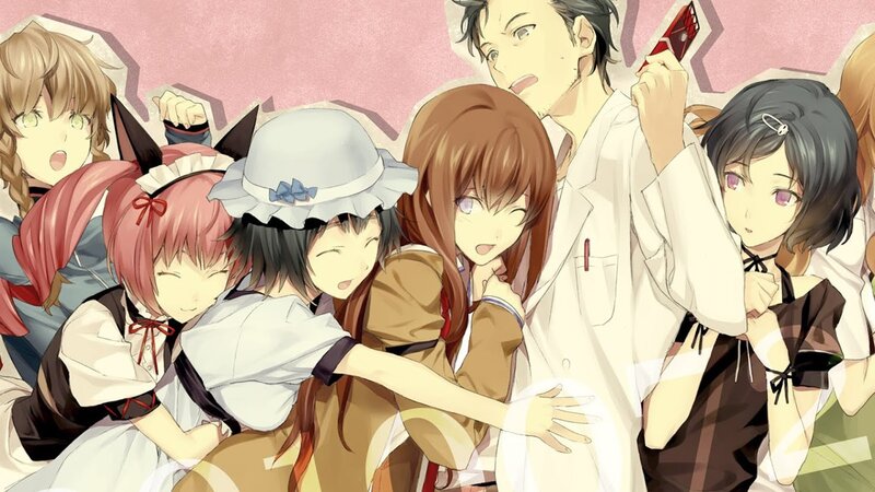 Group of Anime Characters — Pink, Playful, Anime Art