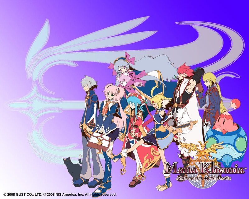 Group of Anime Characters — Purple, Adventurous, Fantasy Swords