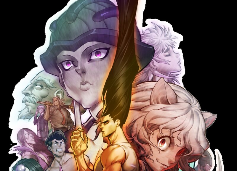 Group of Anime Characters — Purple, Dramatic, Manga, Anime Art