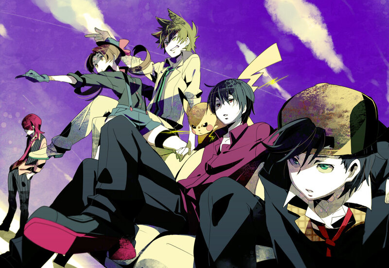 Group of Anime Characters — Purple, Dramatic, Pikachu