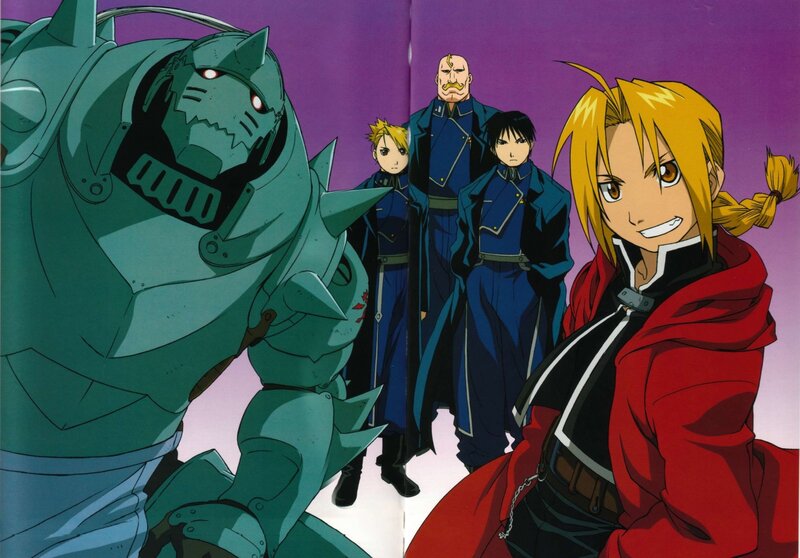 Group of Anime Characters — Purple, Dramatic, Robot
