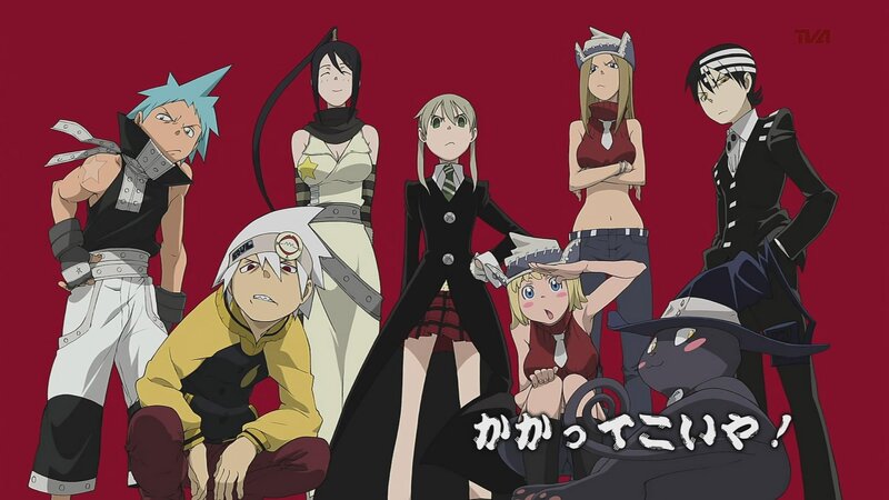 Group of Anime Characters — Red, Dramatic, Anime Characters, Cat-like Creature