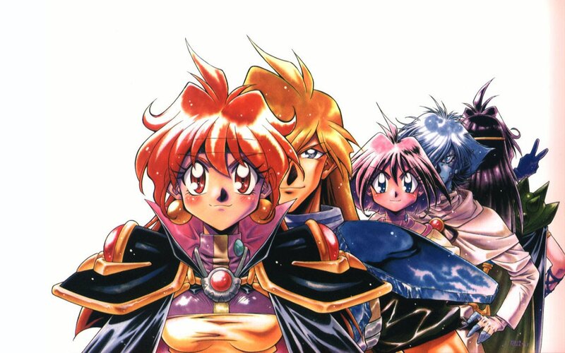 Group of Anime Characters — Red, Dramatic, Manga, Armor