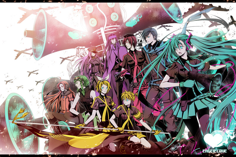 Group of Anime Characters — Teal