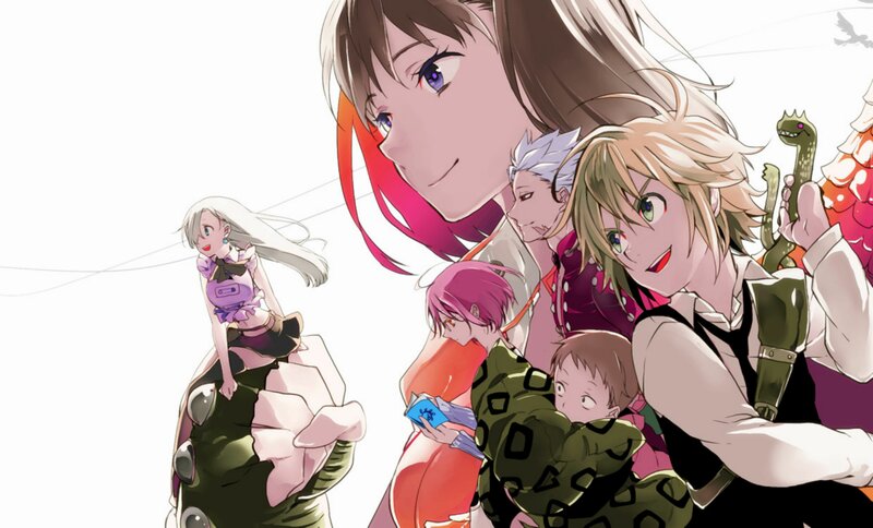 Group of Anime Characters — White, Adventurous, Fantasy Creatures