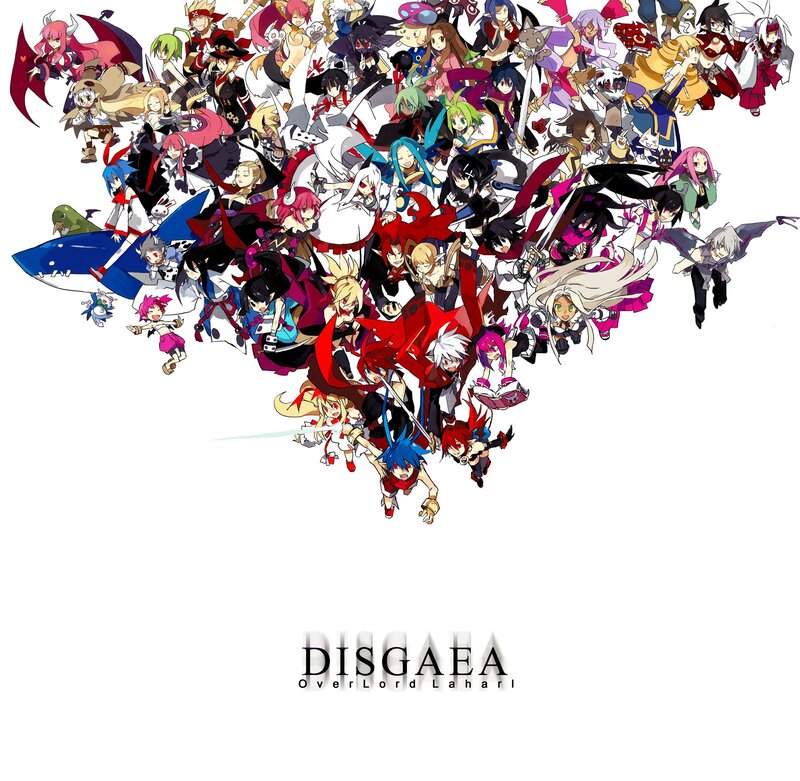 Group of Anime Characters — White, Chaotic, Sword