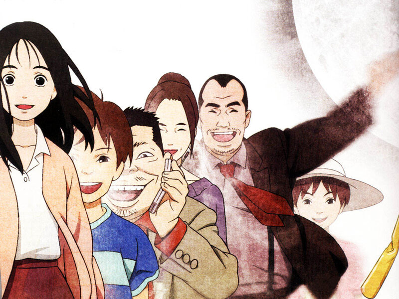 Group of Anime Characters — White, Joyful