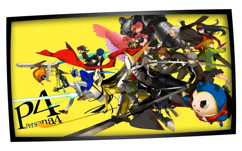 Group of Anime Characters — Yellow, Action-packed