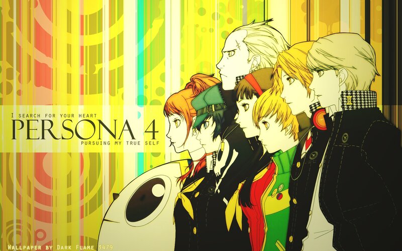 Group of Anime Characters — Yellow, Dramatic, Anime Characters
