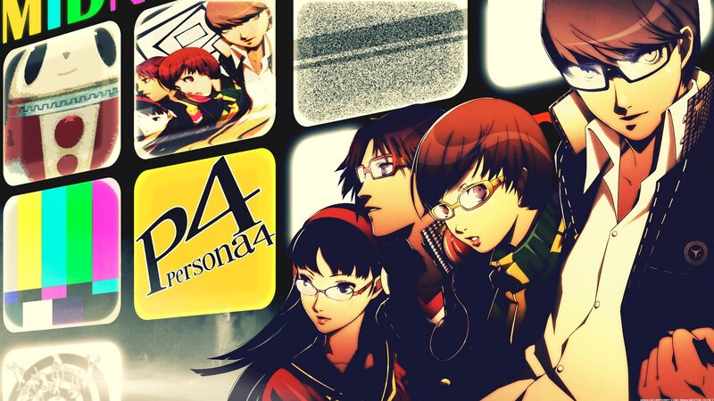 Group of Anime Characters — Yellow, Dramatic, Glasses, Test Pattern