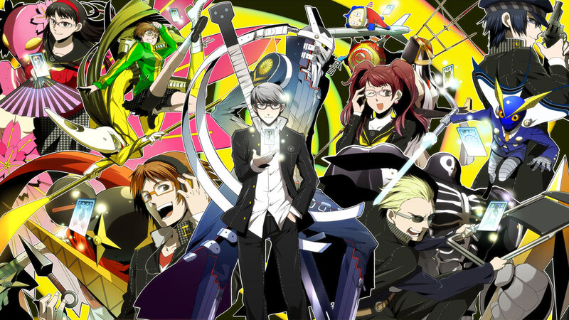 Group of Anime Characters — Yellow, Dynamic, Energetic