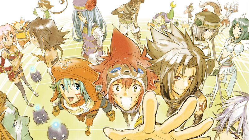 Group of Anime Characters — Yellow, Energetic, Manga, Anime Characters