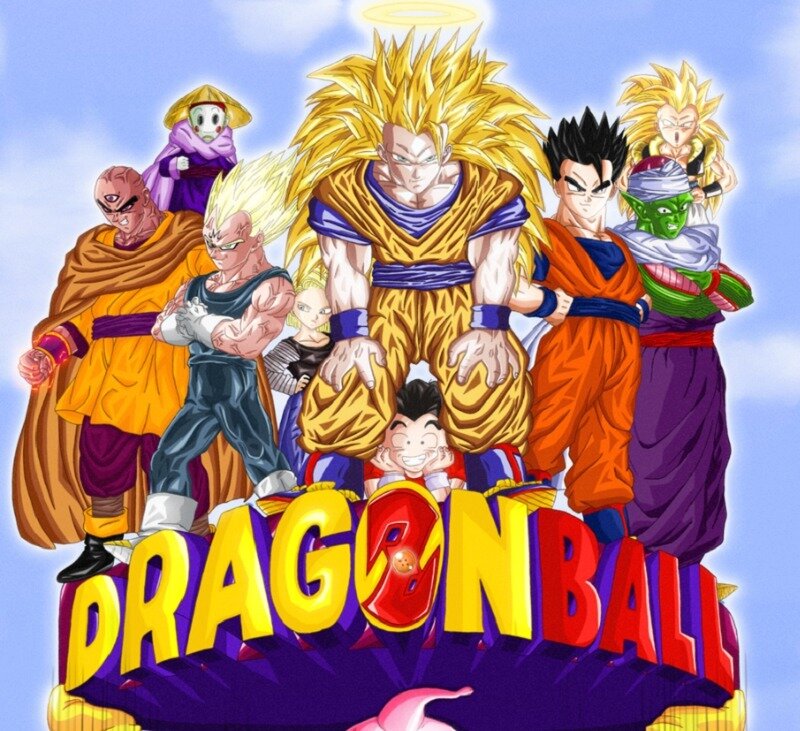 Group of Anime Characters — Yellow, Heroic