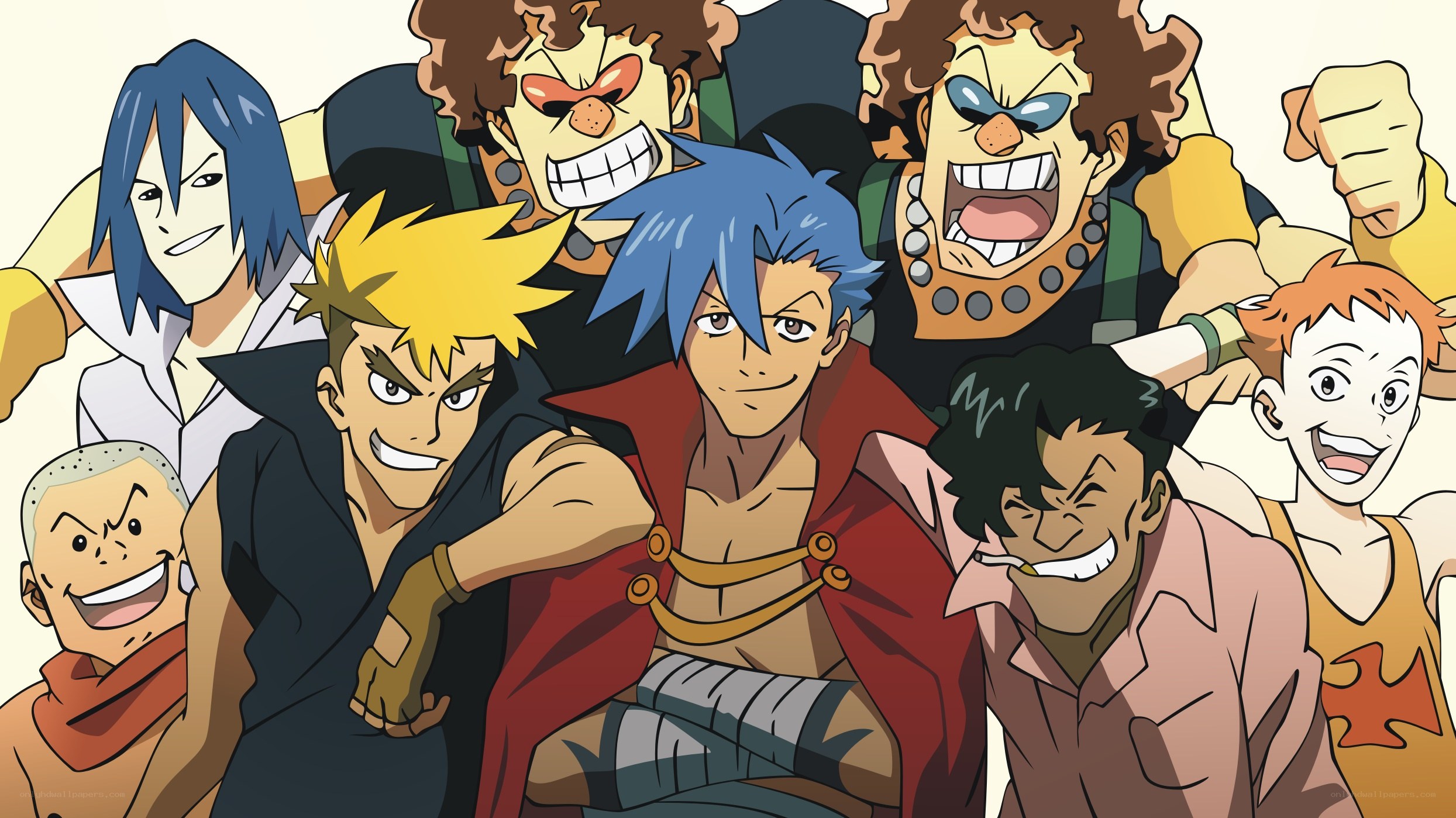 Group of anime characters