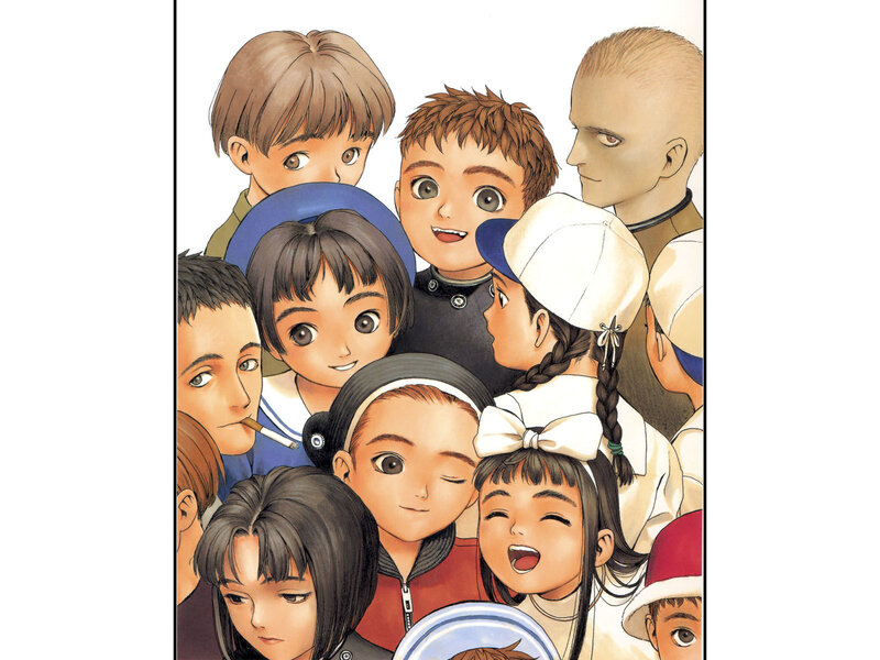 group of anime children
