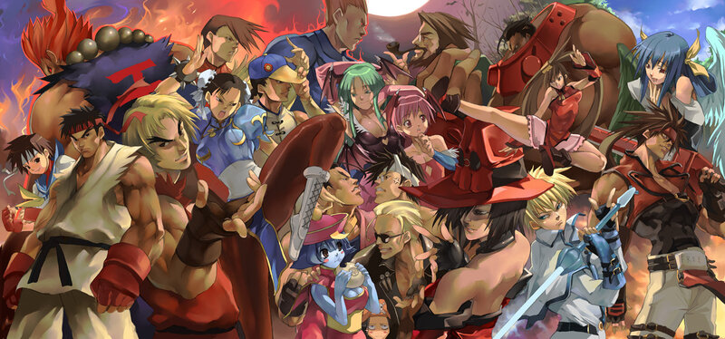 Group of Anime Fighters