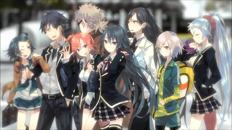 Group of Anime Students — Black
