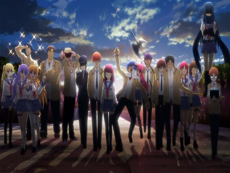 Group of Anime Students — Blue
