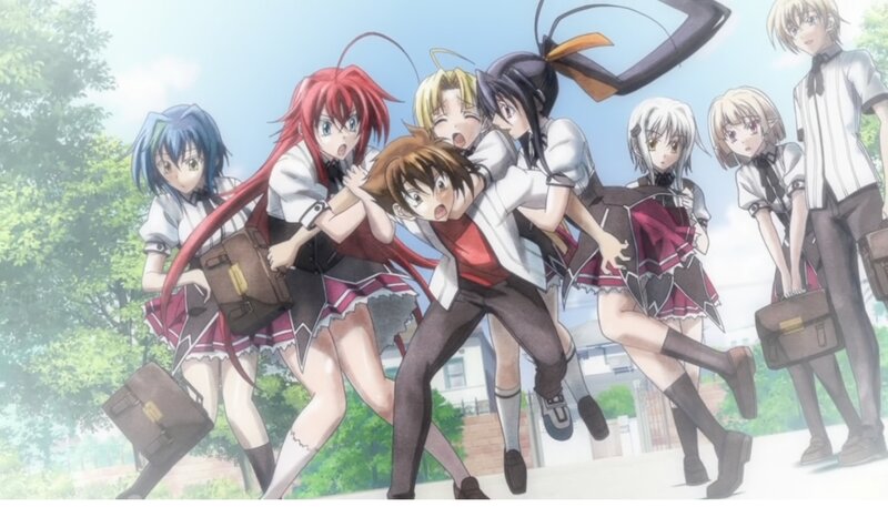 Group of Anime Students — White, Chaotic