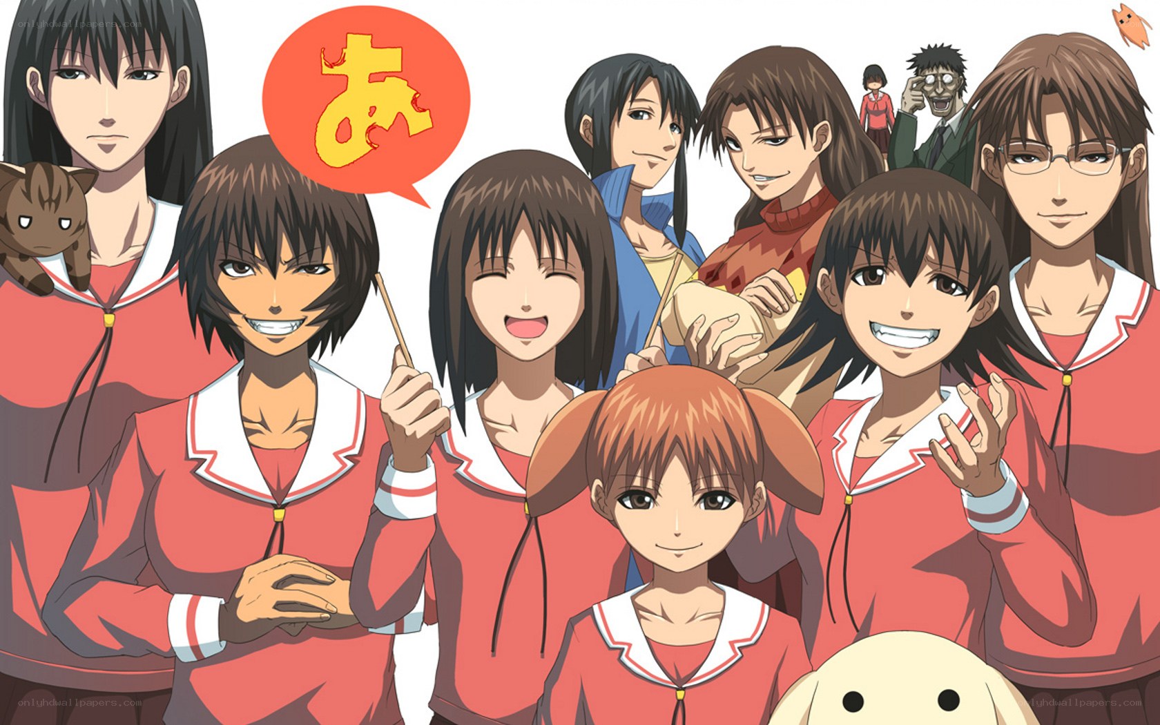 Group of anime students