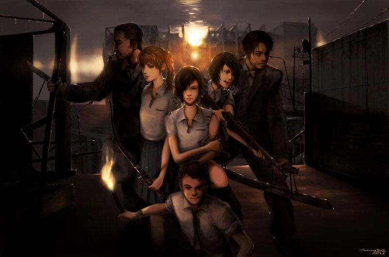 Group of Armed People — Brown